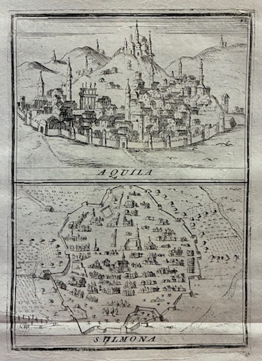 Coronelli Vincenzo Maria (1650-1718) Aquila - Sulmona 1708 ca. Venezia 